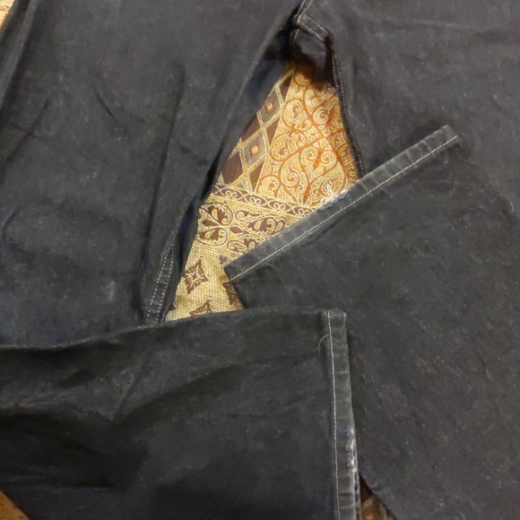 Men's Dark Blue Relaxed Fit Jeans 34x32 - Picture 3 of 4